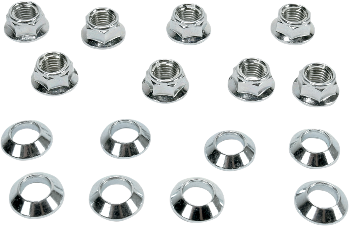 MOOSE RACING Lug Nuts - Locking - 8 Pack - ATV 0223-0044M - Cycle City Outdoors