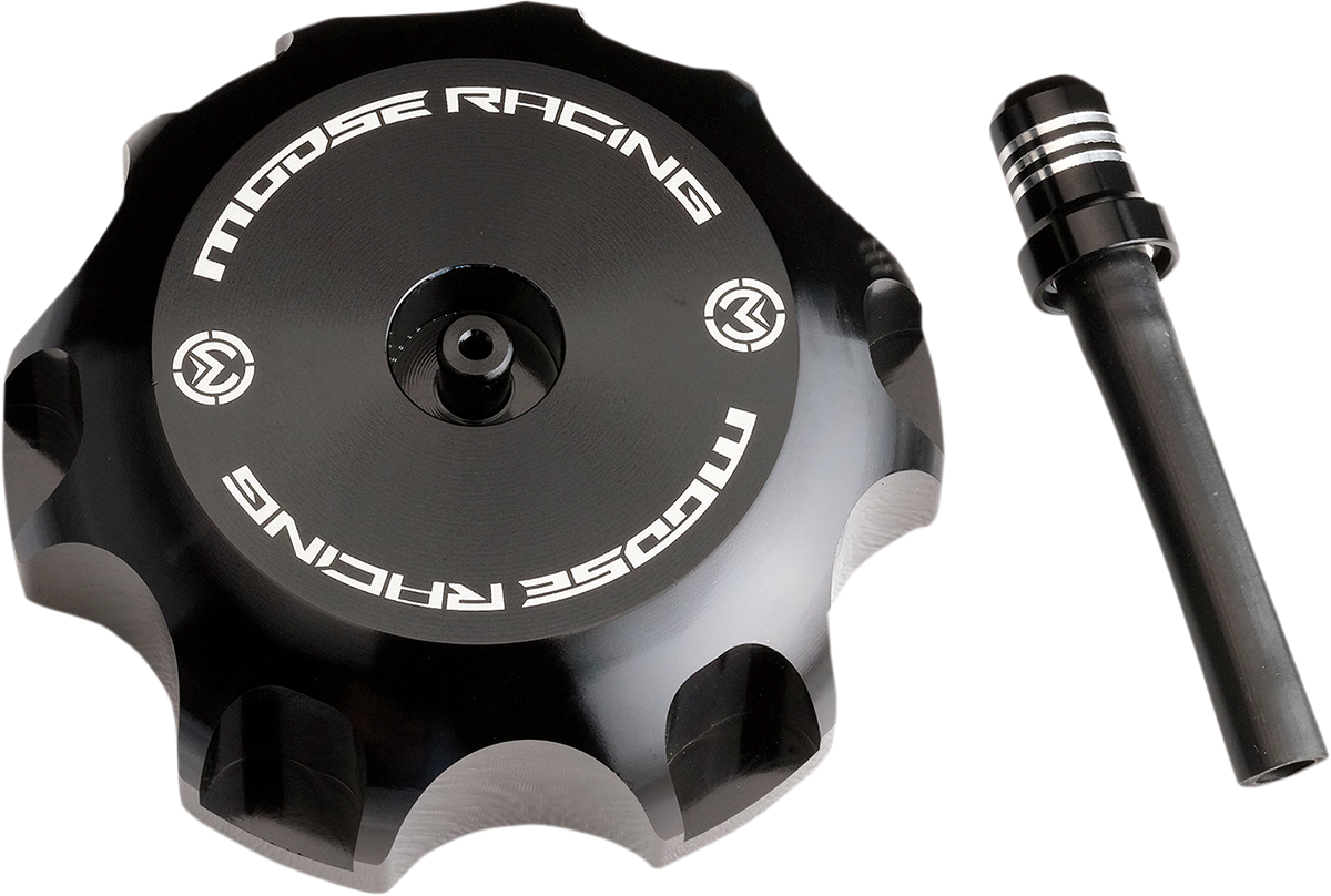 MOOSE RACING Aluminum Gas Cap - Black - IMS Tanks T03-4133GB - Cycle City Outdoors
