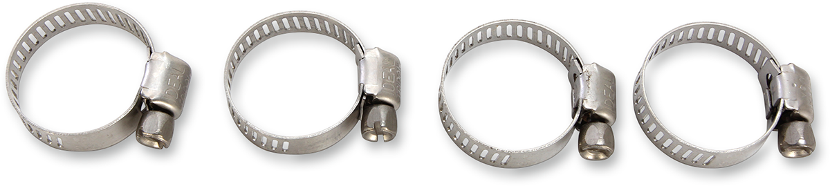 MOOSE RACING Clamp Hose - Stainless Steel - 10-25 mm - 4-Pack 114-6408 - Cycle City Outdoors
