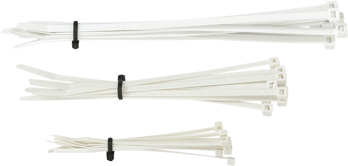 MOOSE RACING Cable Ties - White - 30-Pack 303-4689 - Cycle City Outdoors