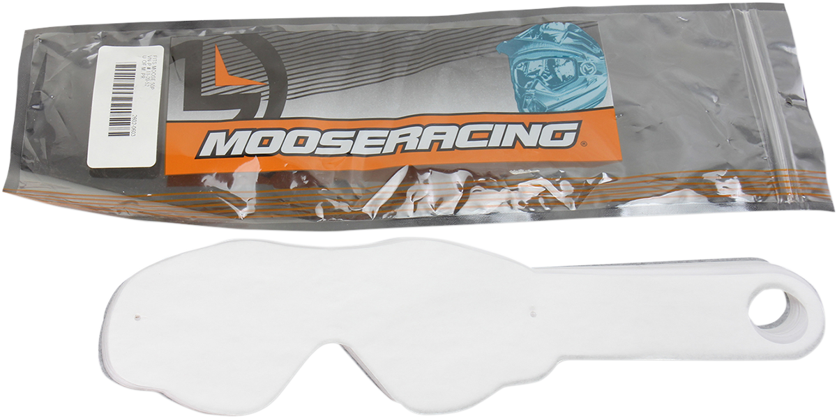MOOSE RACING Tear-Offs - Moose - Qualifier - 50 Pack 11-50-52 - Cycle City Outdoors