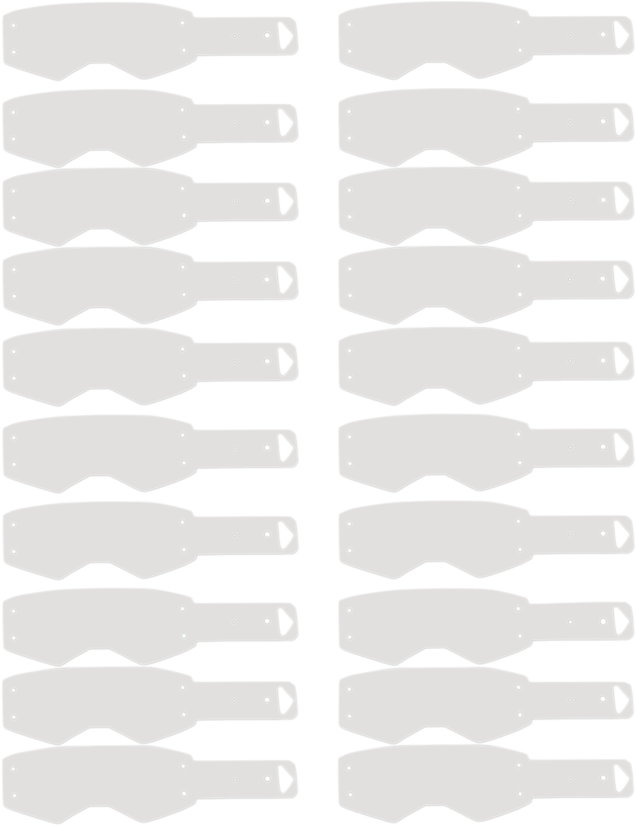 MOOSE RACING Tear-Offs - Scott - Prospect - 20 Pack 11-20-55 - Cycle City Outdoors