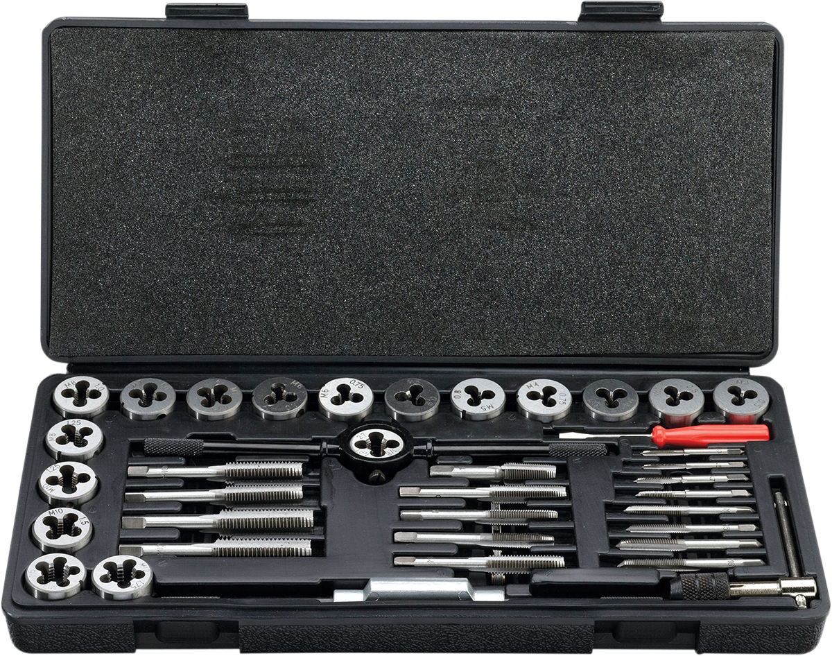 MOOSE RACING Tap and Die - Metric - 40-Piece 206-4002 - Cycle City Outdoors