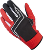 BILTWELL Baja Gloves - Red - Large 1508-0801-304