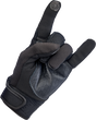 BILTWELL Baja Gloves - Black Out - 2XL 1508-0101-306