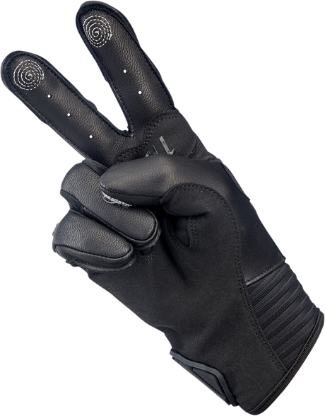 BILTWELL Bridgeport Gloves - Black Out - Medium 1509-0101-303