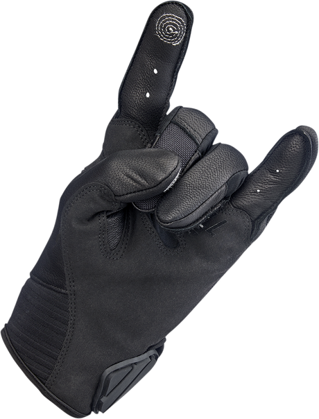 BILTWELL Bridgeport Gloves - Black Out - Large 1509-0101-304