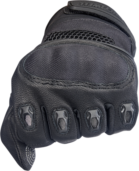 BILTWELL Bridgeport Gloves - Black Out - Large 1509-0101-304