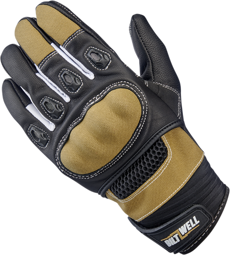 BILTWELL Bridgeport Gloves - Tan - Large 1509-0901-304