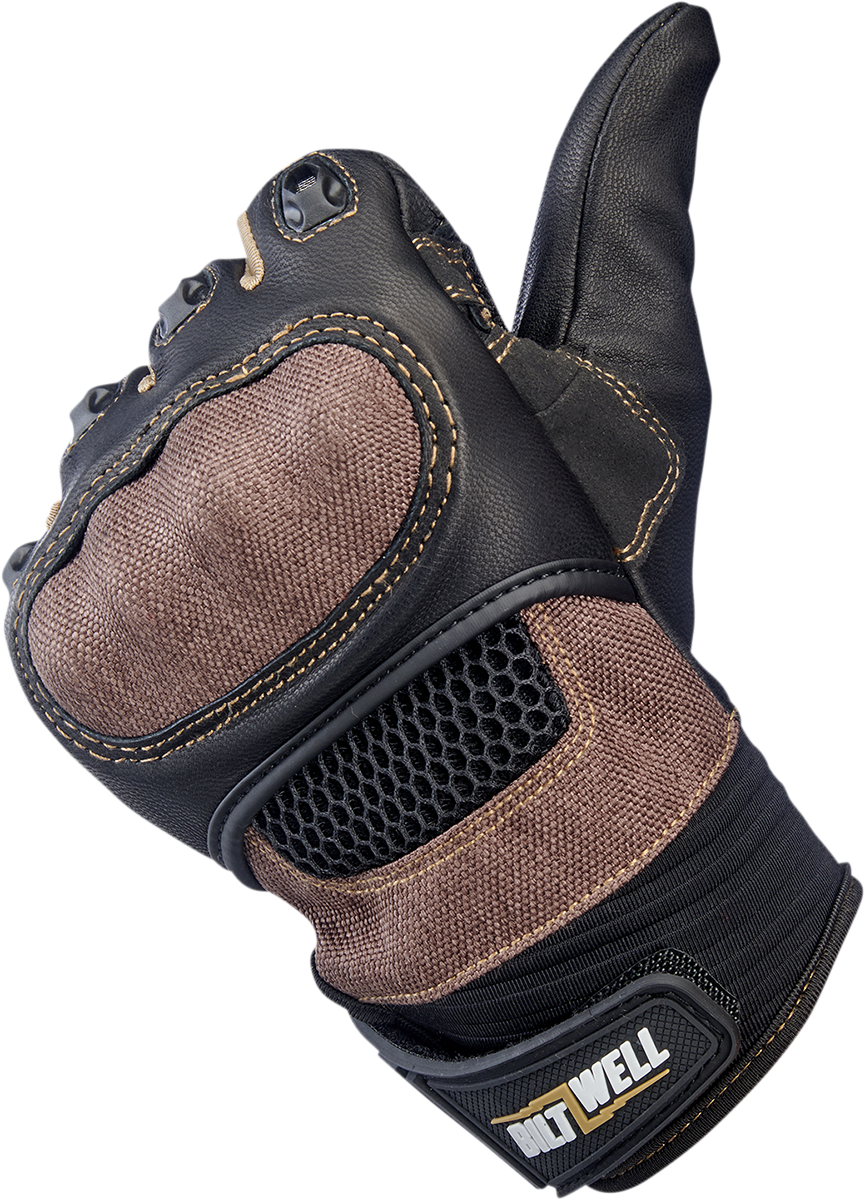 BILTWELL Bridgeport Gloves - Chocolate - 2XL 1509-0201-306