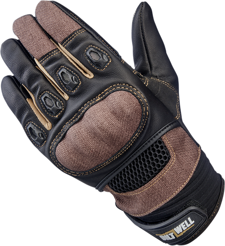 BILTWELL Bridgeport Gloves - Chocolate - Large 1509-0201-304