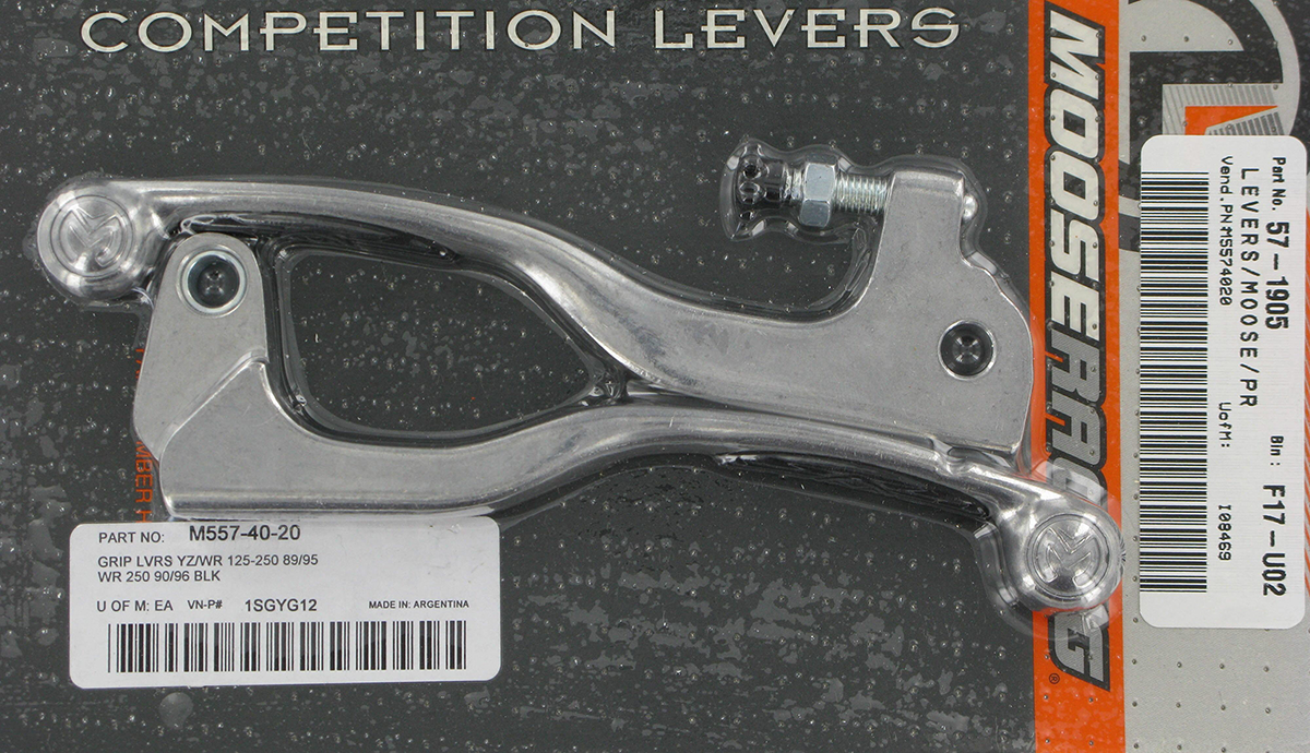 MOOSE RACING Lever Set - Competition - Black 1SGYG12 - Cycle City Outdoors