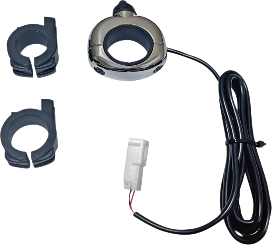 Custom Dynamics On/Off Switch - Universal - Chrome CD-AUX-UNV-C - Cycle City Outdoors