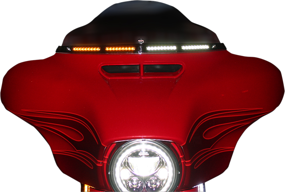 Custom Dynamics Windshield Trim - Chrome CD-WT2-05-C - Cycle City Outdoors