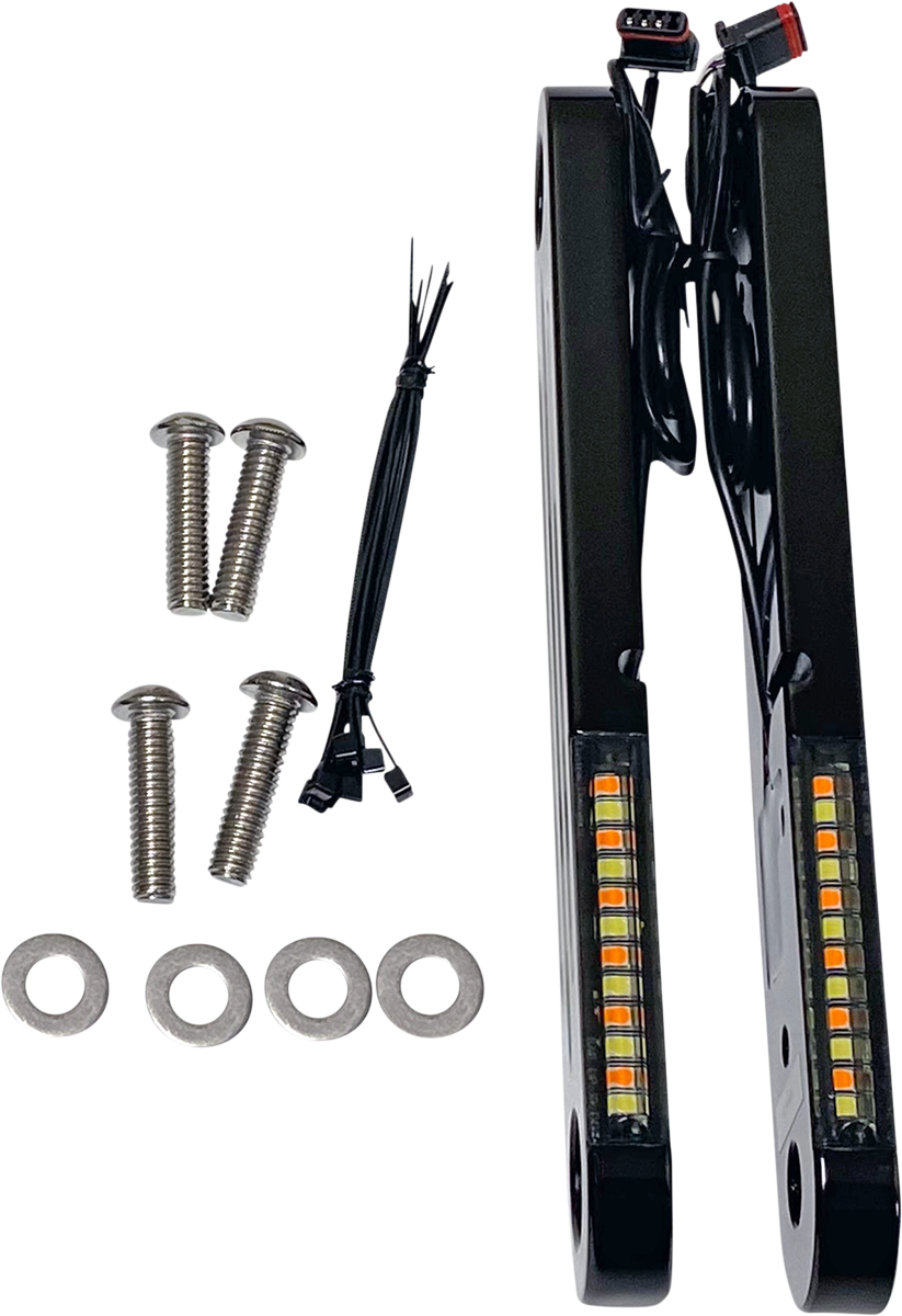 Custom Dynamics Light Strip - Black PB-DS2-14-B - Cycle City Outdoors