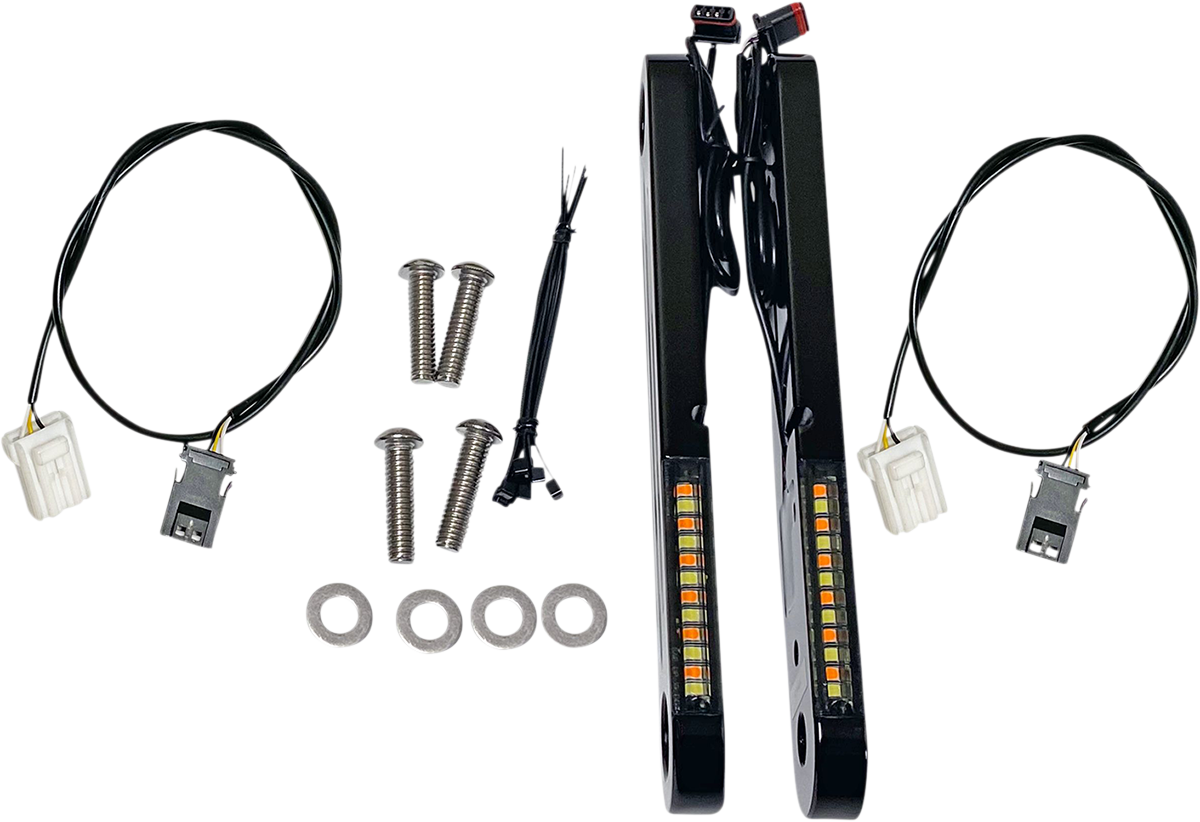 Custom Dynamics Light Strip - Black PB-DS2-13-B - Cycle City Outdoors