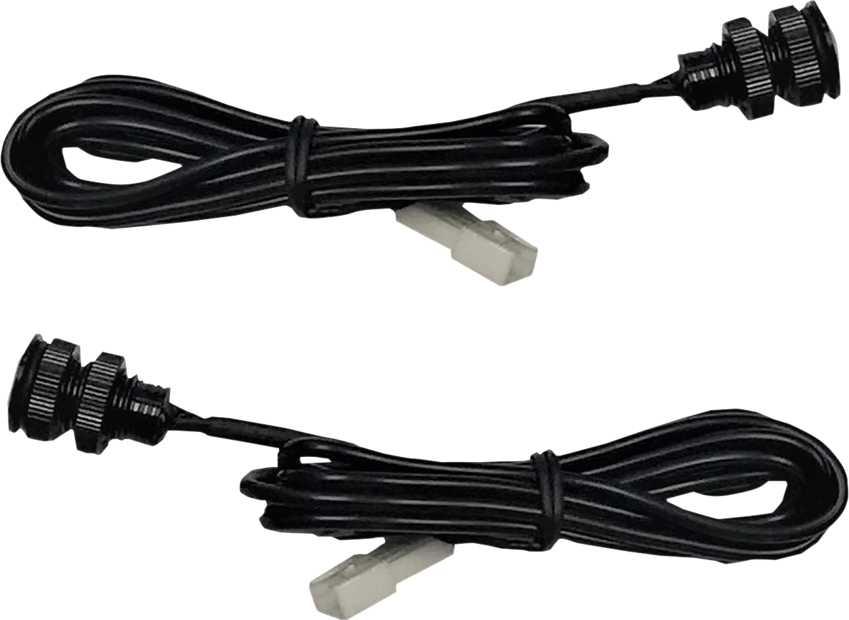 Custom Dynamics LED Lights - Red - Polished CD-BOLT-R2-P - Cycle City Outdoors