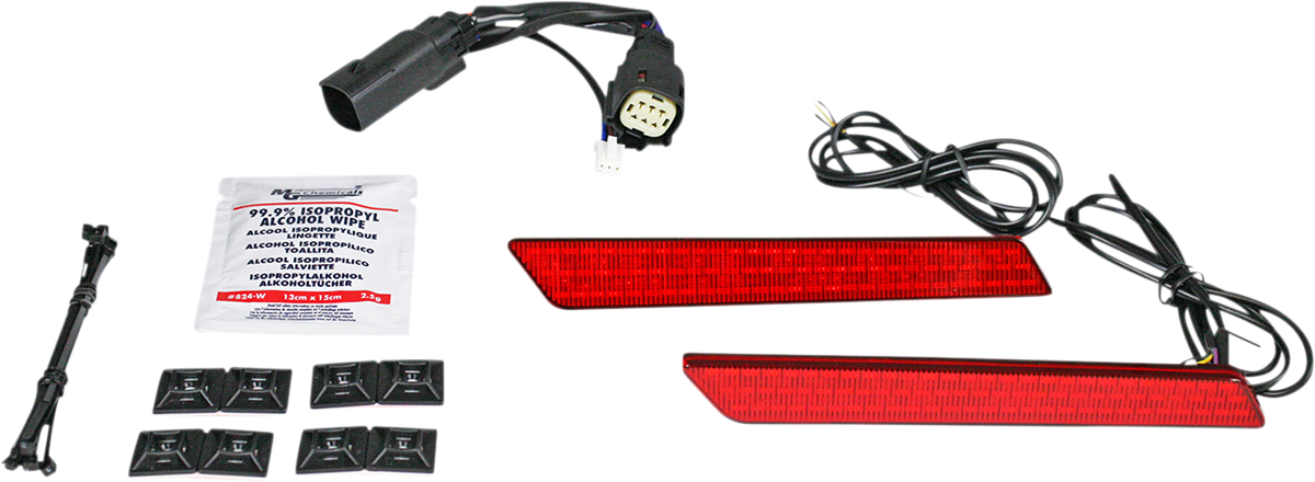 Custom Dynamics Saddlebag Light - Red CD-LATCH-DC-R - Cycle City Outdoors