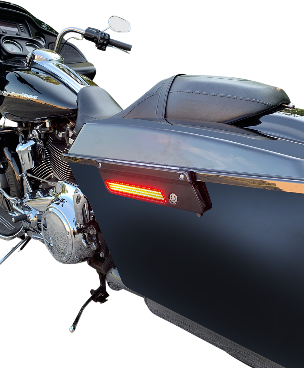 Custom Dynamics Saddlebag Light - Red CD-LATCH-DC-R - Cycle City Outdoors
