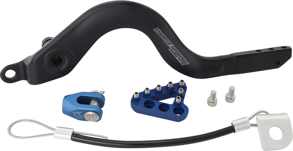 MOOSE RACING Brake Pedal - Blue - Yamaha 82-0225-21-22 - Cycle City Outdoors