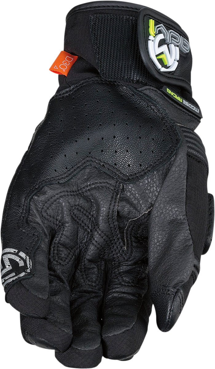 MOOSE RACING ADV1* Short Gloves - Black - Medium 3330-6999 - Cycle City Outdoors