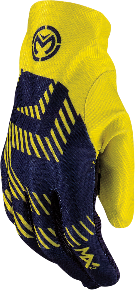 MOOSE RACING MX2* Gloves - Navy/Hi-Vis - Large 3330-7036 - Cycle City Outdoors