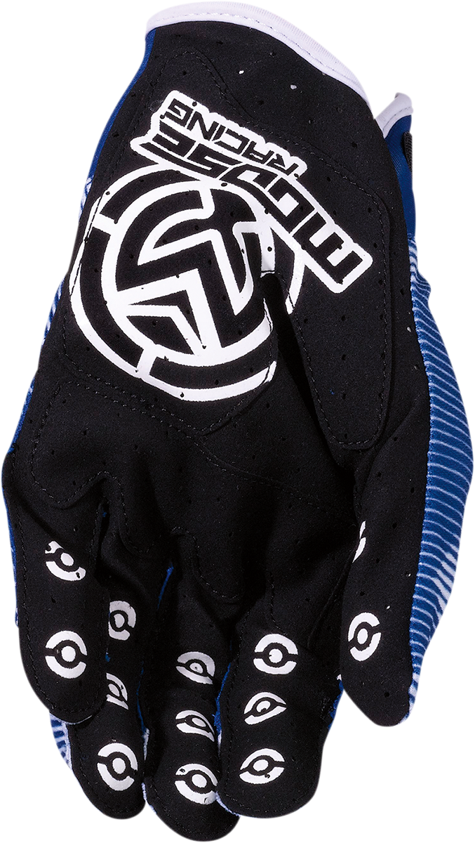 MOOSE RACING MX1* Gloves - Blue/White - Medium 3330-7047 - Cycle City Outdoors