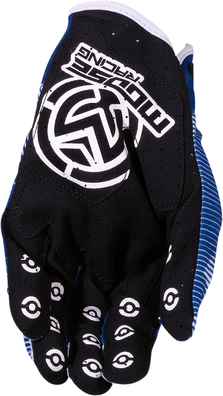 MOOSE RACING MX1* Gloves - Blue/White - Medium 3330-7047 - Cycle City Outdoors