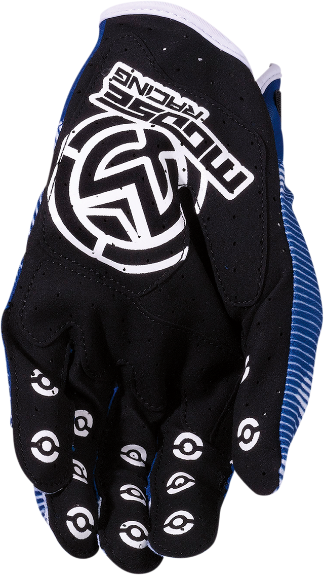 MOOSE RACING MX1* Gloves - Blue/White - Medium 3330-7047 - Cycle City Outdoors