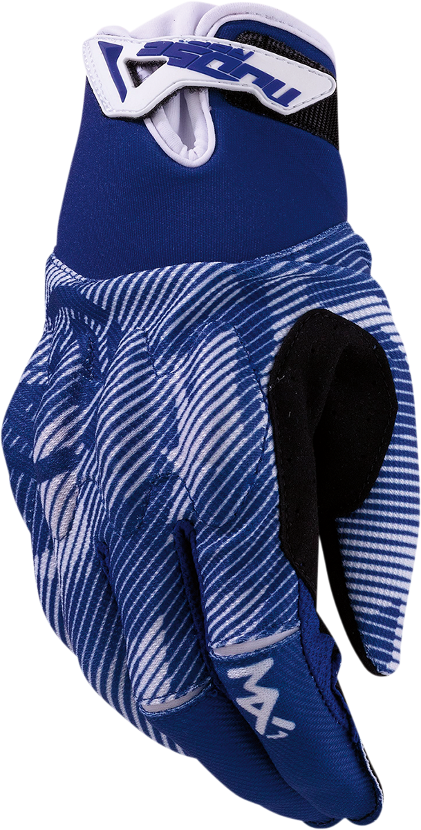 MOOSE RACING MX1* Gloves - Blue/White - Medium 3330-7047 - Cycle City Outdoors