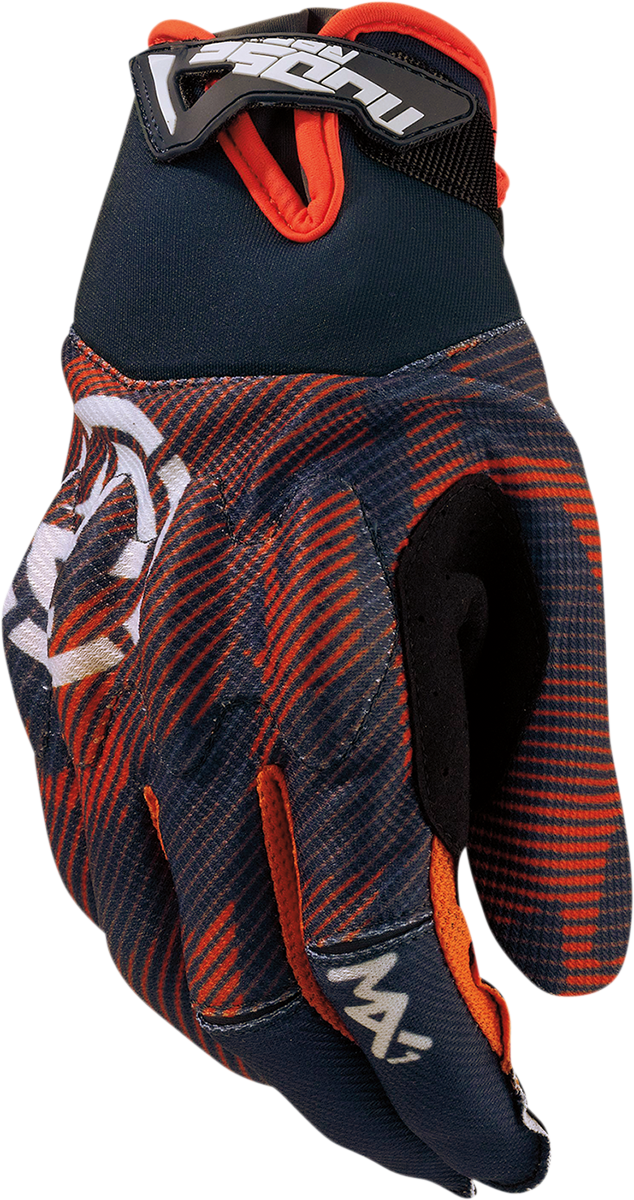 MOOSE RACING MX1* Gloves - Gray/Orange - Medium 3330-7065 - Cycle City Outdoors