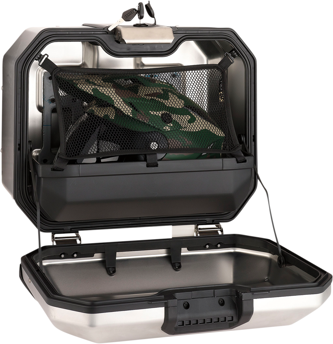 MOOSE RACING Kenai Case - 47 liter - Left - Silver D0TR47100LKM - Cycle City Outdoors