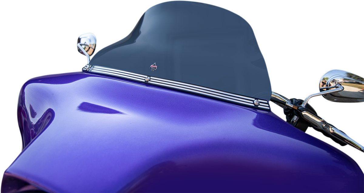 KLOCK WERKS Flare* Windshield - 10-1/2" - Dark Smoke KWW-01-0619-DS