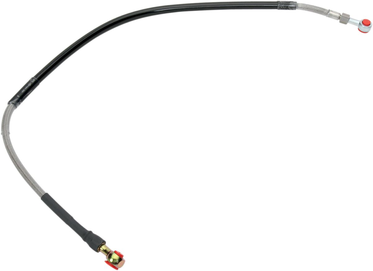 MOOSE RACING Brake Line - Rear - Stainless Steel - DR-Z 400 E HS01-2-027/P - Cycle City Outdoors