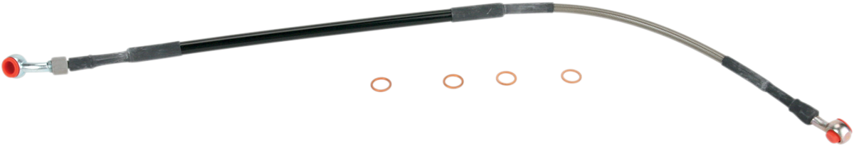 MOOSE RACING Brake Line - Rear - Stainless Steel - Yamaha Y01-2021 - Cycle City Outdoors