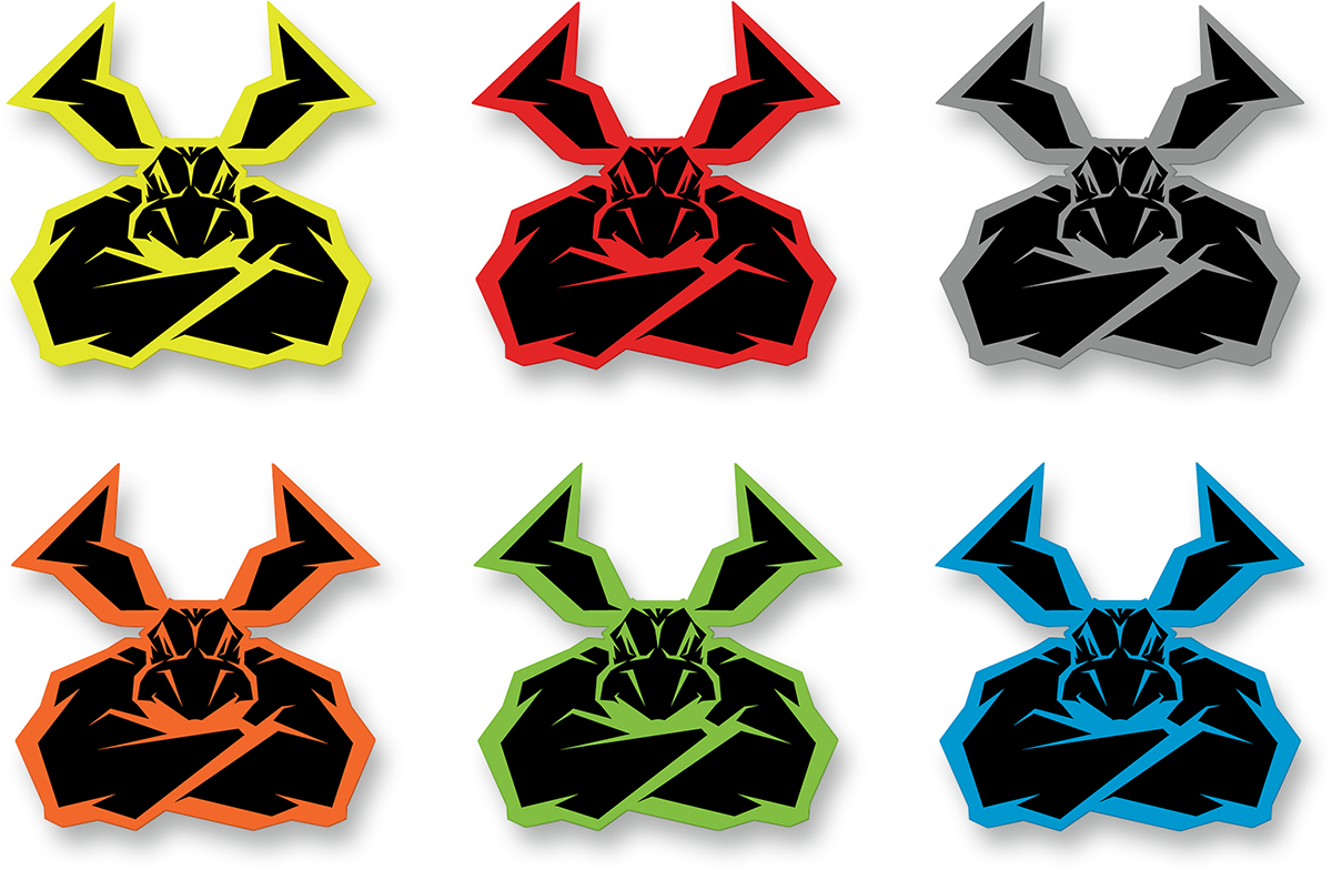 MOOSE RACING Decal - S18 - Agroid - 6 Pack 4320-2023 - Cycle City Outdoors