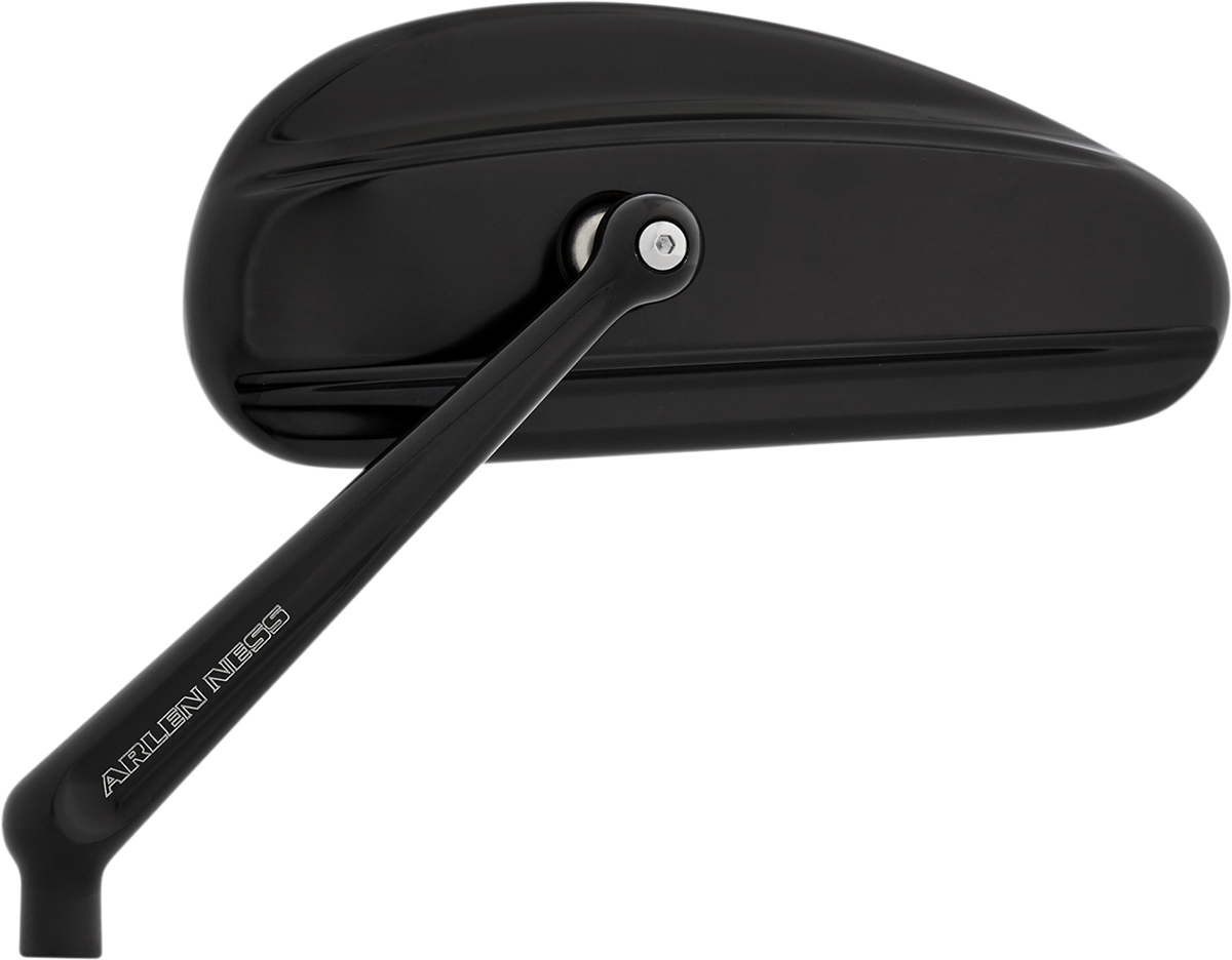 ARLEN NESS Mirrors - Downdraft - Side View - Elongated - Black 510-026