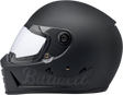 BILTWELL Lane Splitter Helmet - Factory - Flat Black - XS 1004-638-101