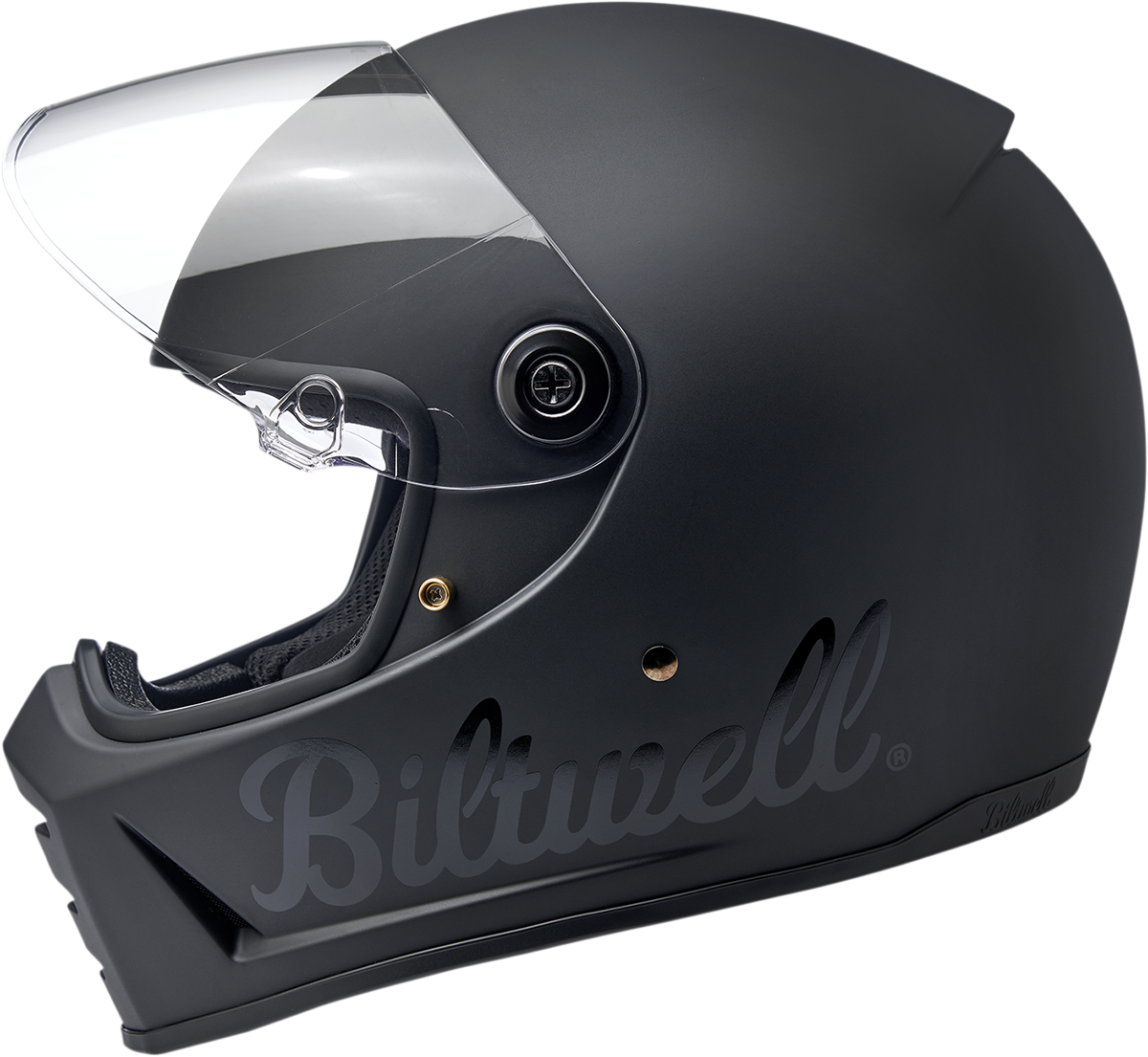 BILTWELL Lane Splitter Helmet - Factory - Flat Black - XS 1004-638-101