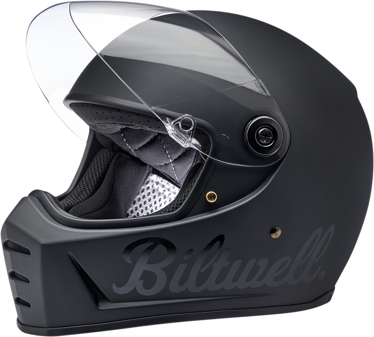 BILTWELL Lane Splitter Helmet - Factory - Flat Black - XS 1004-638-101