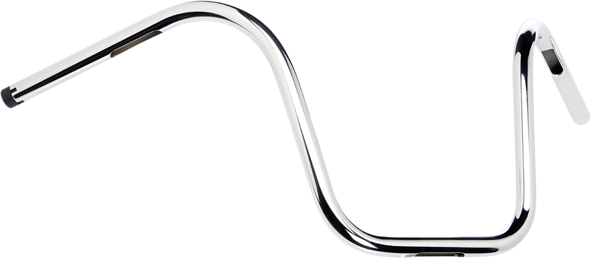 BILTWELL 1" Handlebar w/ TBW Plugs - Ape Hanger - Chrome 6004-1057