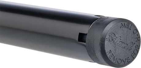 BILTWELL 1" Handlebar w/ TBW Plugs - Chump - Black 6005-2017