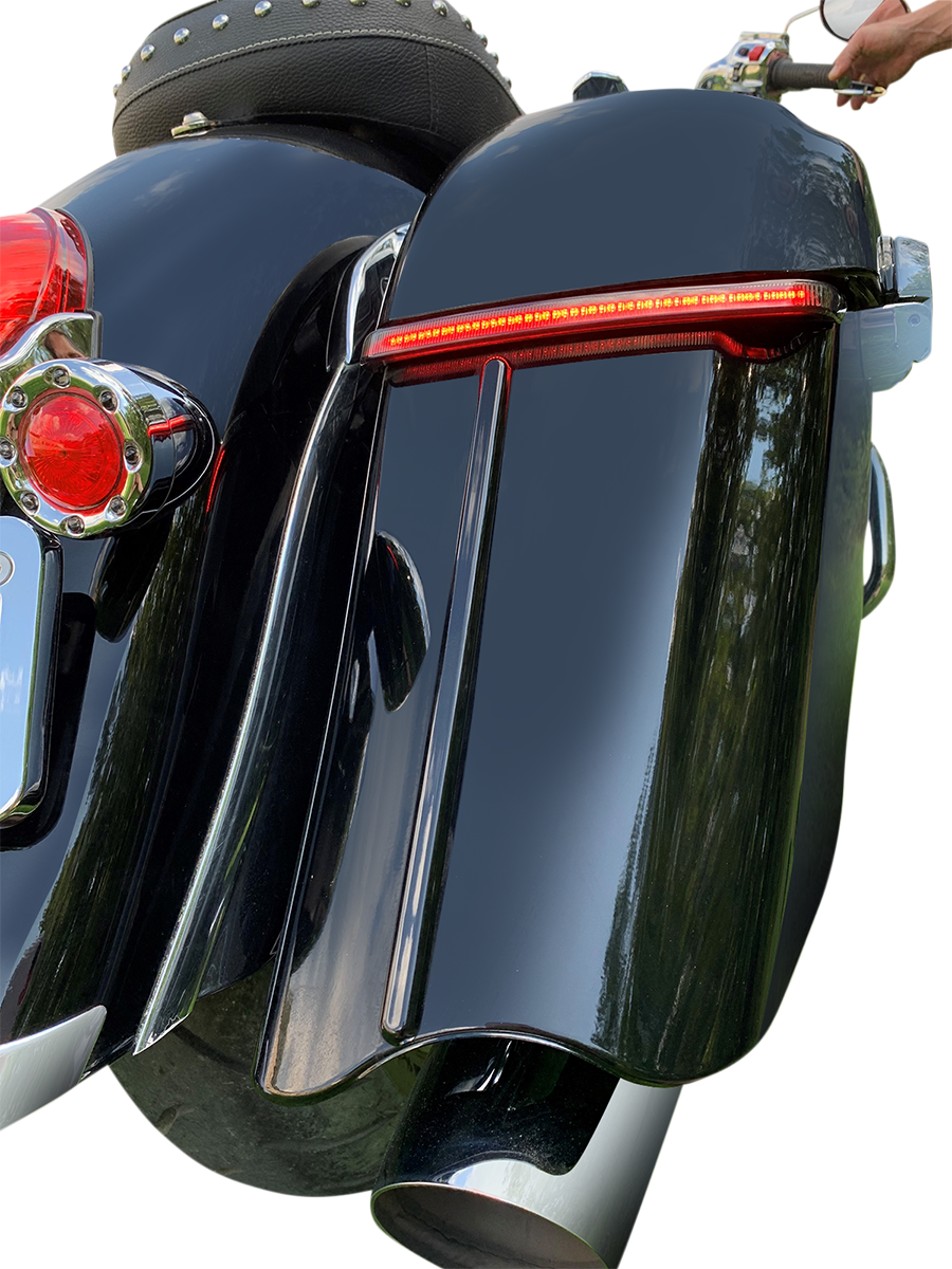 Custom Dynamics Saddlebag Trim - Indian - Gloss Black CD-IND-SB-T-B - Cycle City Outdoors