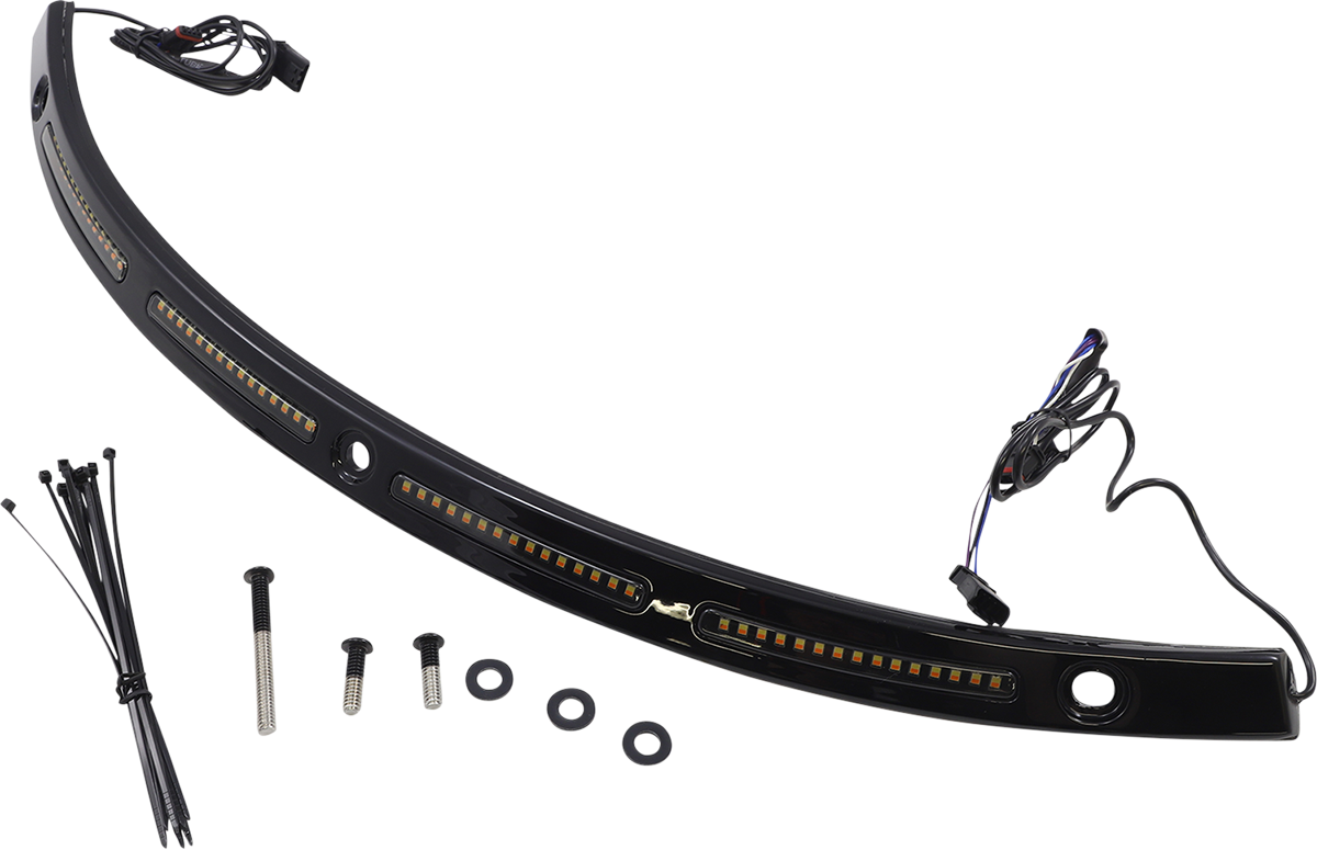 Custom Dynamics Windshield Trim - Black CD-WT2-14-B - Cycle City Outdoors