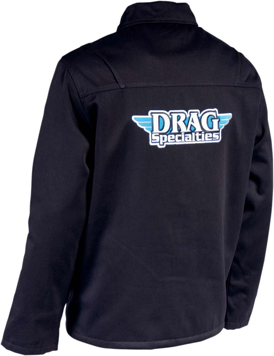 THROTTLE THREADS Drag Specialties Shop Jacket - Black - 3XL DRG19J28BK3R - Cycle City Outdoors