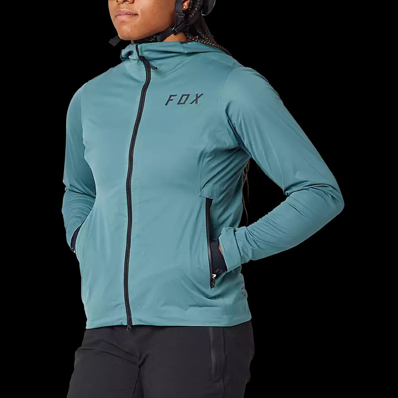 Fox Racing - Womens Flexair Water Jacket - Sea Fm - S
