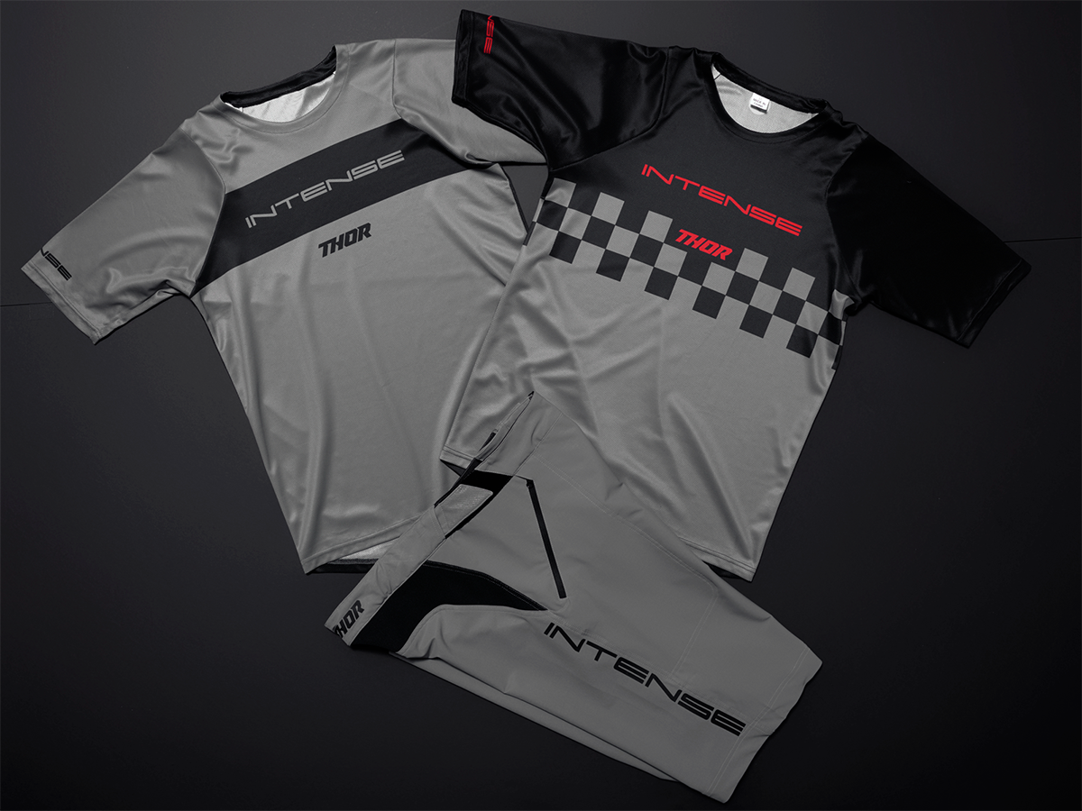 THOR Intense Dart Jersey - Gray/Black - 2XL 5120-0161 - Cycle City Outdoors