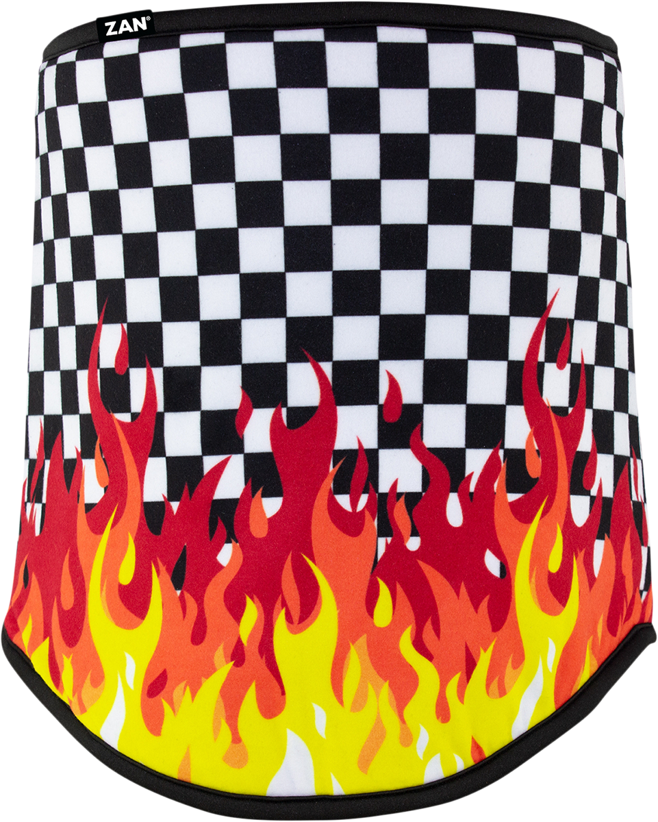 ZAN HEADGEAR SportFlex? Neck Gaiter - Checkered Flames WFL450