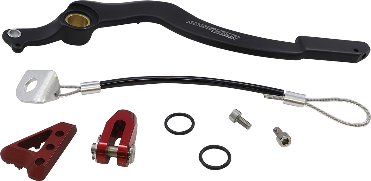 MOOSE RACING Brake Pedal - Red - Honda 82-0109-21-11 - Cycle City Outdoors