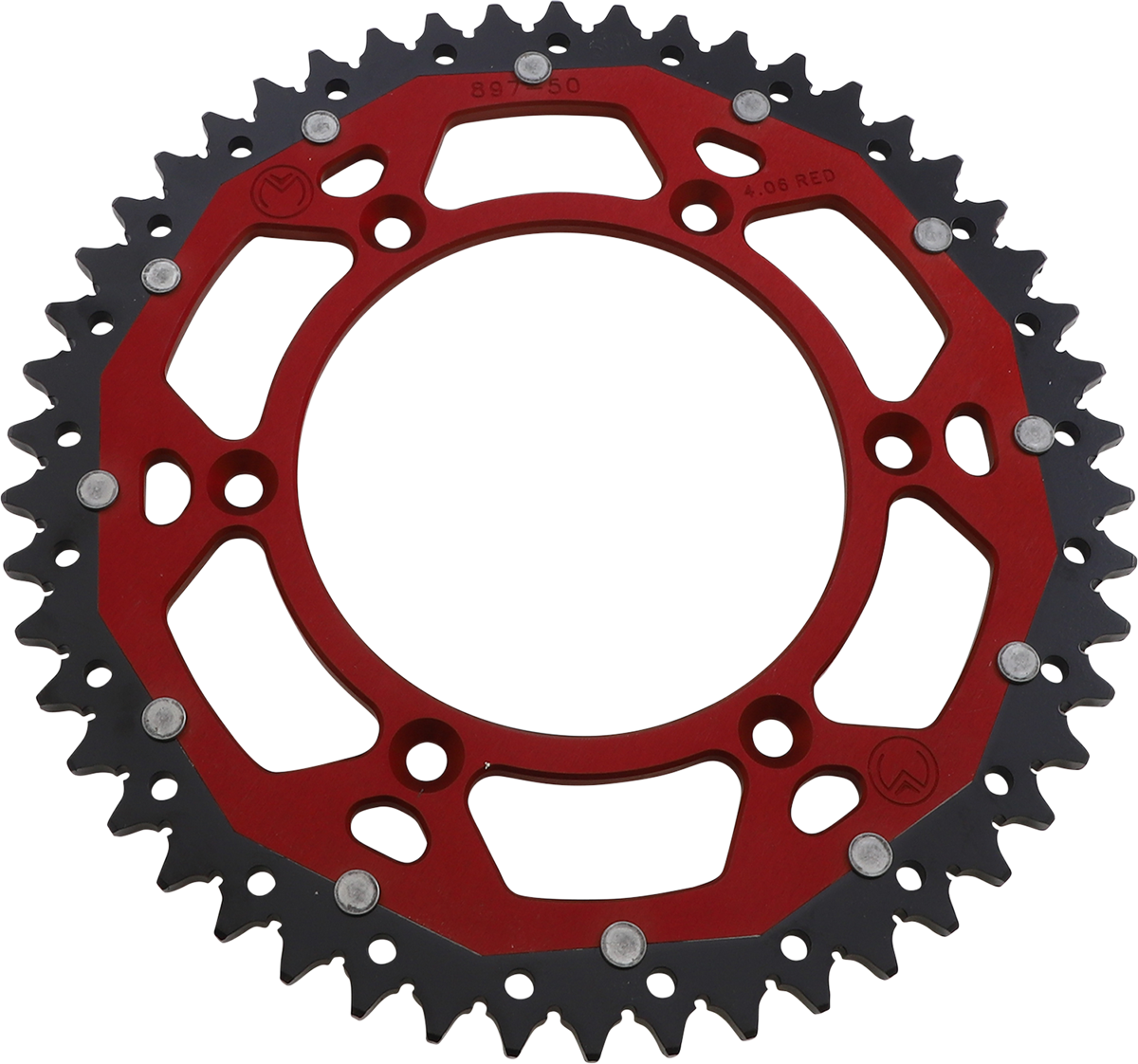 MOOSE RACING Dual Sprocket - Red - 50 Tooth 1210-897-50-13X - Cycle City Outdoors